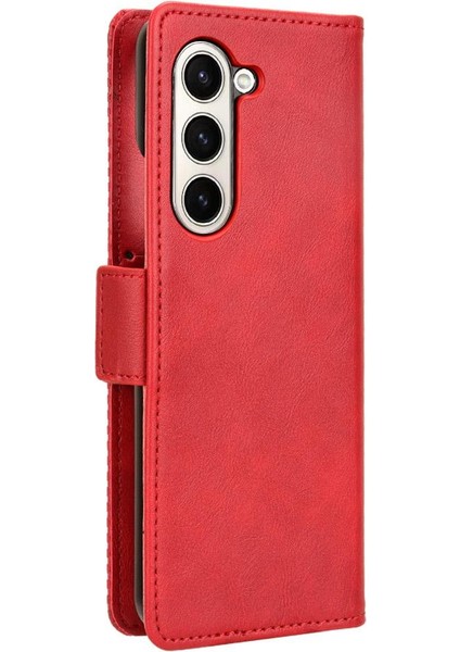 Samsung Galaxy Z Için Kılıf Fold 5 5g Pu Deri Manyetik Kapatma Cüzdan (Yurt Dışından) fırsatları
