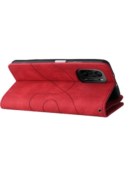 Kart Yuvası ile Xiaomi 11I Için Kılıf Dokuz Kart Yuvaları Iki Renkli Fermuar Standı (Yurt Dışından)