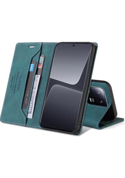 Xiaomi 13 Için Kılıf Pro Premium Deri Iki Kart Yuvaları Premium Deri (Yurt Dışından)