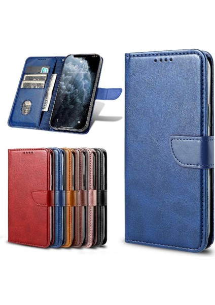 Xiaomi Redmi A3 Kart Ekleme Deri Folio Flip Case Manyetik (Yurt Dışından)