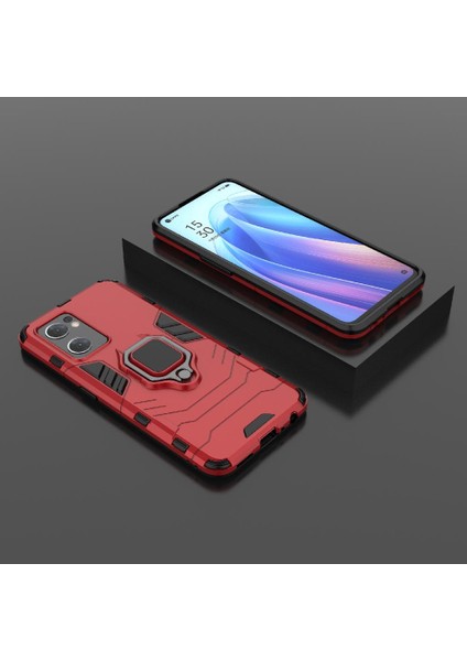 Oppo Oppo 7 5g Için Kılıf Kickstand Askeri Damla Koruma Darbeye Halka (Yurt Dışından)