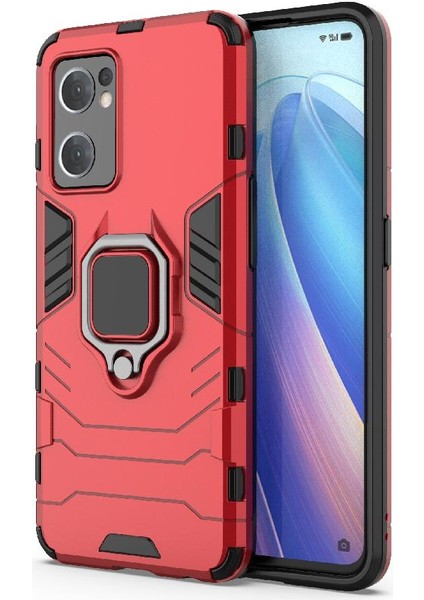 Oppo Oppo 7 5g Için Kılıf Kickstand Askeri Damla Koruma Darbeye Halka (Yurt Dışından)