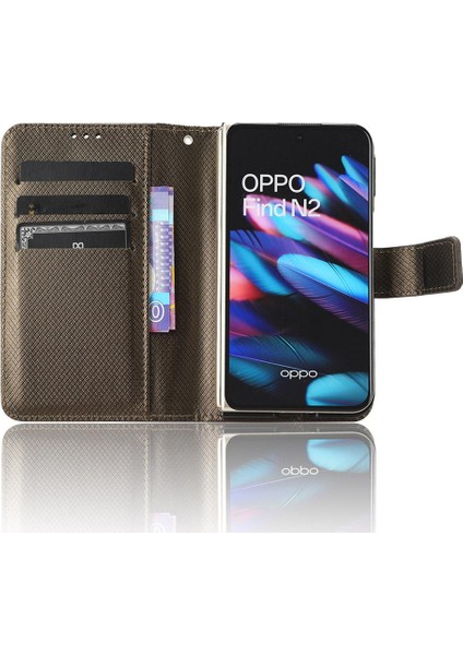 Oppo Için Kılıf N2 Manyetik Cüzdan Kickstand Kart Tutucu Kapak Bulmak (Yurt Dışından)