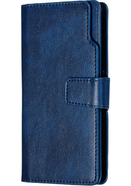 Samsung Galaxy A80 Kickstand Manyetik Pu Deri Cüzdan 9 Kart (Yurt Dışından)