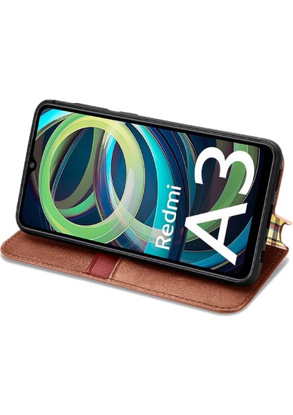 Xiaomi Redmi A3 Kılıf Için Kılıf Moda Tasarım Kapak Çevirin Cüzdan (Yurt Dışından) fırsatları