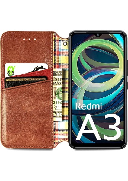 Xiaomi Redmi A3 Kılıf Için Kılıf Moda Tasarım Kapak Çevirin Cüzdan (Yurt Dışından) indirimleri