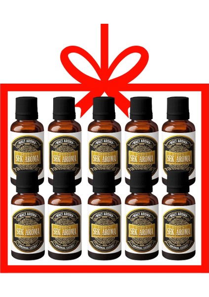 Iskoç Malt Hazır Karışım Viski Kiti - Iskoç Malt Viski Aroması 10Adet 50ml Avantaj Paketi+Test Kiti