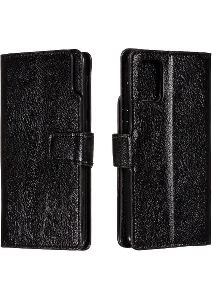 Samsung Galaxy A71 4g 9 Kart Yuvaları Cüzdan Kickstand Manyetik Pu (Yurt Dışından) fırsatları
