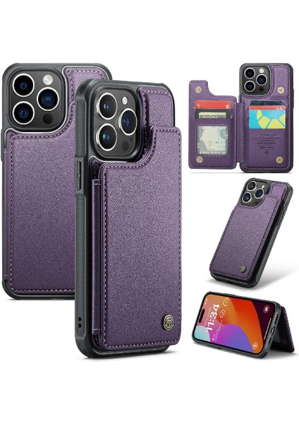IPhone 15 Pro Max Ince Darbeye Dayanıklı Durumda Kart Tutucu (Yurt Dışından) indirimleri