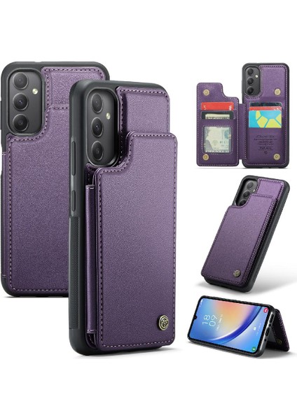 Samsung Galaxy A34 5g Kickstand Rfıd Engelleme Ince Için Caseme Cüzdan Kılıf (Yurt Dışından)