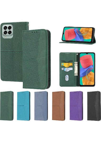 Samsung Galaxy M33 5g Flip Folio Kitap El Cüzdan Kredi Kartı Pu (Yurt Dışından)