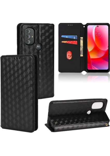 Motorola Moto G Güç 2022 Kart Yuvaları Tutucu Manyetik Kapatma Için Kılıf (Yurt Dışından)