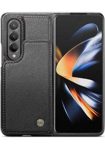 Samsung Galaxy Z Fold 4 5g Kickstand Pu Deri Için Caseme Cüzdan Kılıf (Yurt Dışından)