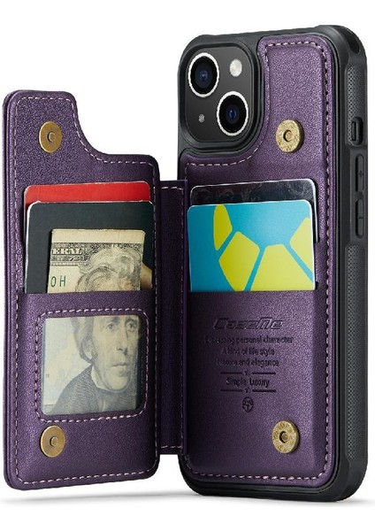 IPhone 15 Için Caseme Cüzdan Durumda Kickstand Pu Deri Kart Tutucu Ince (Yurt Dışından) fiyatları