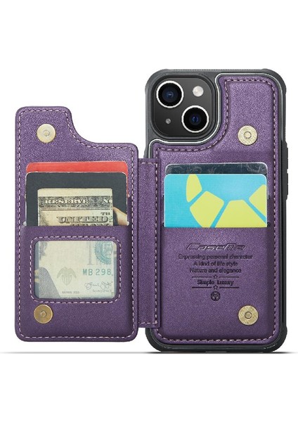 IPhone 15 Için Caseme Cüzdan Durumda Kickstand Pu Deri Kart Tutucu Ince (Yurt Dışından) fırsatları