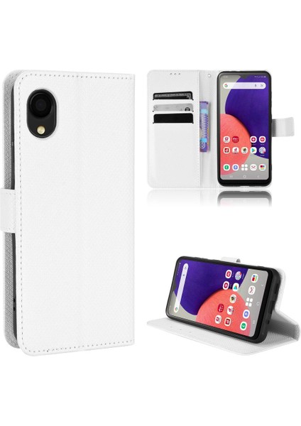 Samsung Galaxy A22 5g Için Kılıf Kapak Manyetik Cüzdan Kart Tutucu Kickstand (Yurt Dışından)
