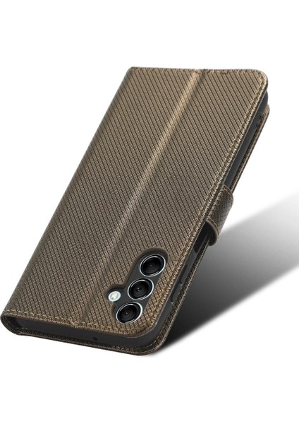 Samsung Galaxy M14 5g Için Kılıf Kart Tutucu Kapak Manyetik Cüzdan Kickstand (Yurt Dışından)