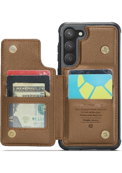 Samsung Galaxy S23 Için Caseme Cüzdan Durumda Pu Deri Ince Darbeye Vaka (Yurt Dışından) indirimleri
