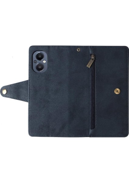 Oneplus Nord N20 5g Kart Tutucu Fermuar Cüzdan Kapak Manyetik (Yurt Dışından)