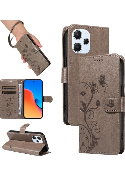 Xiaomi Redmi 12 4g Yüksek Kalite Deri Cüzdan Telefon Kılıfı ve (Yurt Dışından)