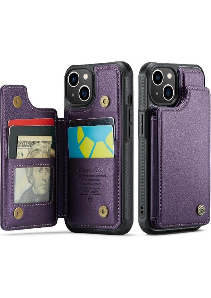 IPhone 13 Kart Tutucu Pu Deri Ince Darbeye Dayanıklı (Yurt Dışından) modelleri