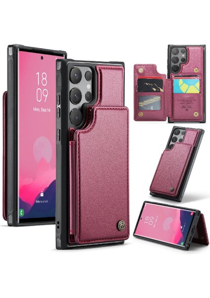Samsung Galaxy S24 Ultra Kart Tutucu Pu Deri Için Caseme Cüzdan Kılıf (Yurt Dışından) indirimleri