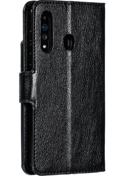 Samsung Galaxy A60 Pu Deri Kickstand Cüzdan Manyetik 9 Kart (Yurt Dışından)