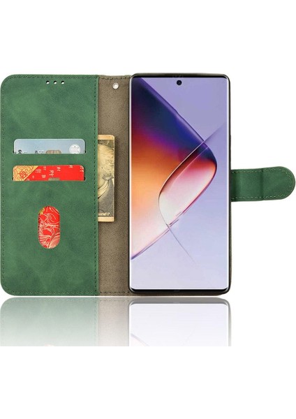 Tecno Not 40 Pro 5g Deri Folio Flip Case Kart Ekleme Için Kılıf (Yurt Dışından)