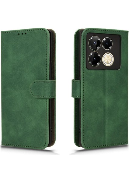Tecno Not 40 Pro 5g Deri Folio Flip Case Kart Ekleme Için Kılıf (Yurt Dışından)