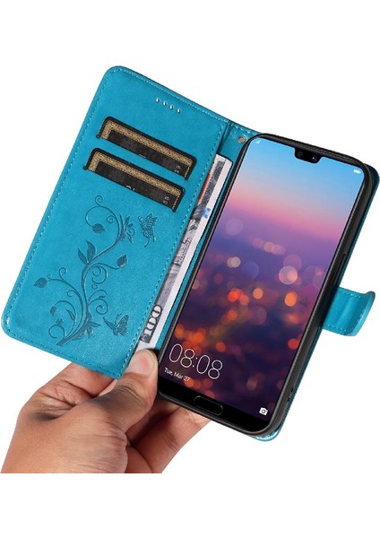 Huawei P20 Pro ve Kart Yuvası Cüzdan Telefon Kılıfı Için Flip Case Yüksek Kalite (Yurt Dışından)