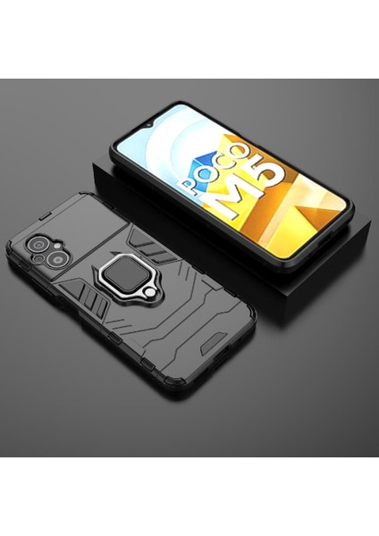 Xiaomi Poco M5 4g Kickstand 360 &deg; Dönen Halka Askeri Damla Kapak (Yurt Dışından) indirimleri