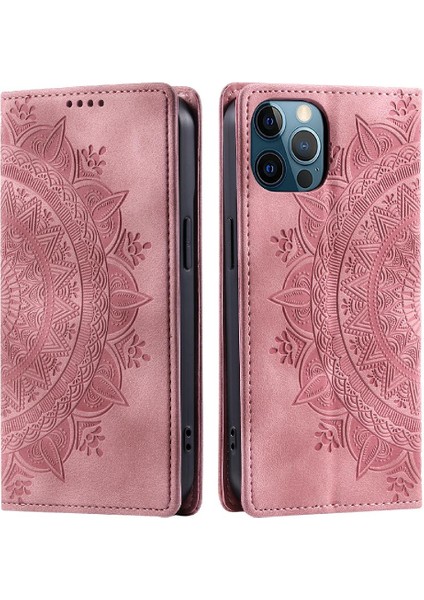 IPhone 12 Için Kılıf Pro Max Kart Ekleme Pu Deri Yan Toka Tam (Yurt Dışından)
