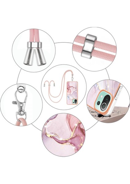 Xiaomi 11 Lite Için Crossbody Kordon Askısı Tampon Anti-Scratch Yumuşak (Yurt Dışından)