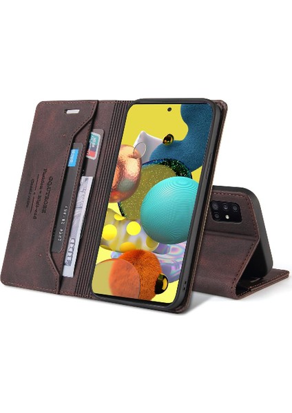 Samsung Galaxy A51 Kickstand Premium Deri Premium Deri Kılıf (Yurt Dışından) fiyatları