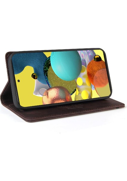 Samsung Galaxy A51 Kickstand Premium Deri Premium Deri Kılıf (Yurt Dışından) modelleri