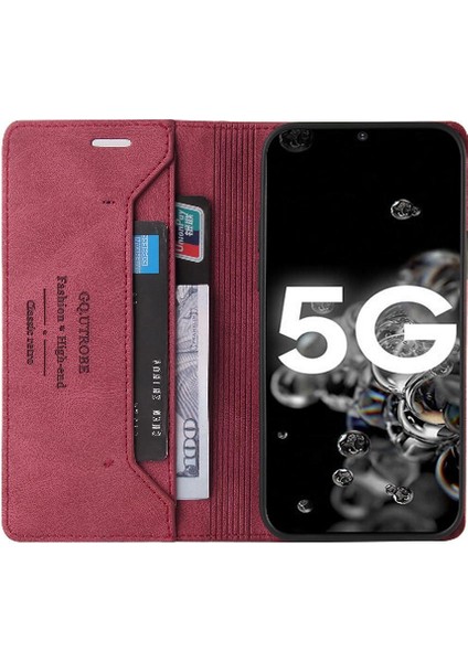 Samsung Galaxy S20 Ultra Kickstand Premium Deri Premium Iki Kılıf (Yurt Dışından) modelleri