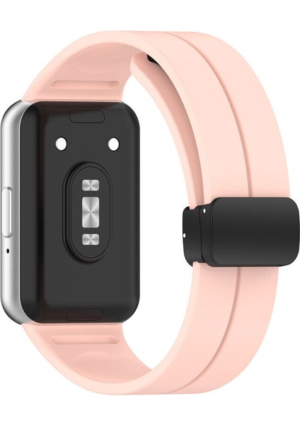 Samsung Galaxy Fit 3 R390 Uyumlu Manyetik Mıknatıslı Band Silikon Kordon Kayış