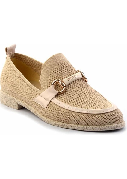 Bej Triko Kadın Loafer Ayakkabı K01225020482 fiyatları