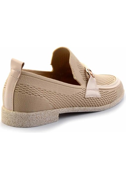 Bej Triko Kadın Loafer Ayakkabı K01225020482 modelleri