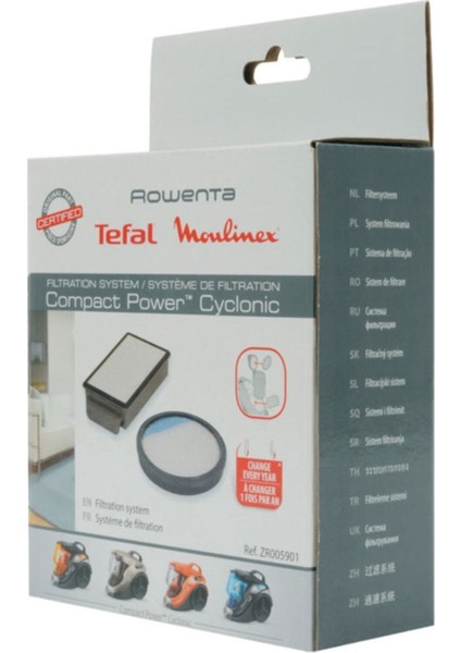 Siyah Ro 3723 Ta Compact Power Cyclonic Hepa Filtre Seti