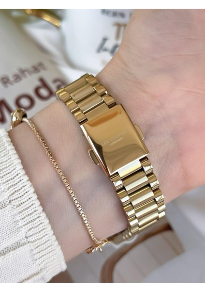 LCB07827.130 Çelik Kordonlu 3 Atm Suya Dayanıklı Elite Model Özel Seri Kadın Kol Saati+Bileklik fırsatları