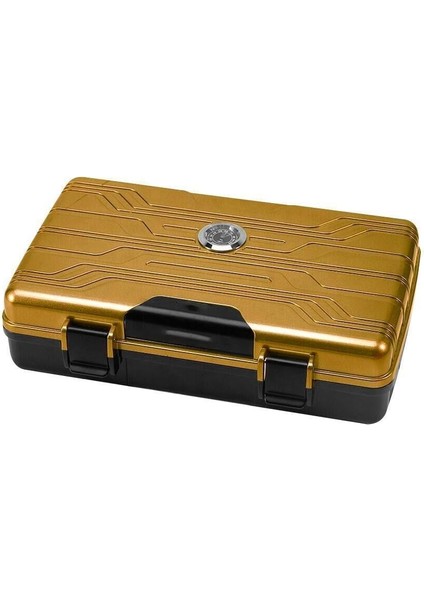 Seyahat Tipi Puro Kutusu Humidor Gold (10CIGAR)