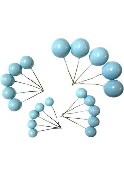 Pasta Süsleme Topu Mat Mavi fiyatları