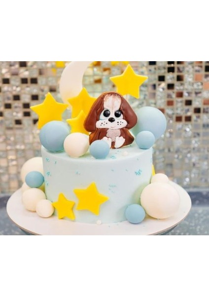 Pasta Süsleme Topu Mat Mavi modelleri