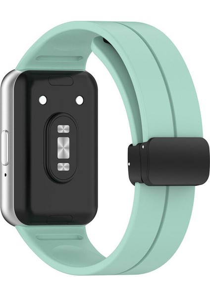 Samsung Galaxy Fit 3 R390 Uyumlu Manyetik Mıknatıslı Band Silikon Kordon Kayış