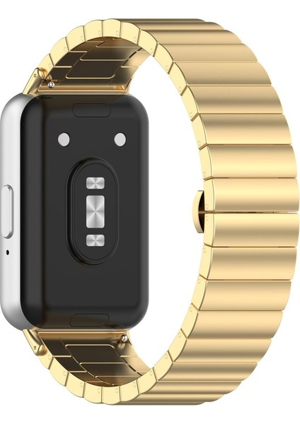 Samsung Galaxy Fit 3 R390 Uyumlu Metal Baklalı Çelik Kordon Kayış fiyatları