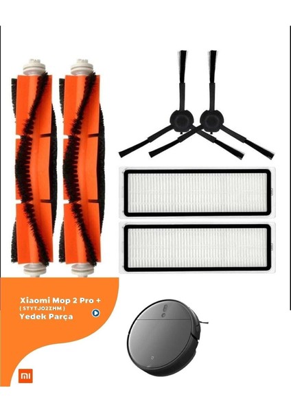 Turuncu Xiaomi Vacuum Mop Pro 2 3D Plus (STYTJ02ZHM) Robot Süpürge 6'lı Yedek Set fiyatları