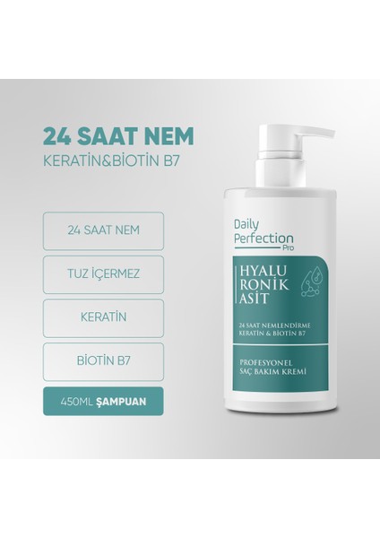 Hyaluronik Asit Saç Kremi 350 ml