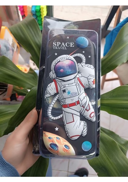 Astronot Kabartmalı 3 Boyutlu 3D Temalı Kalemlik Kalem Kutusu Büyük Boy Lüx