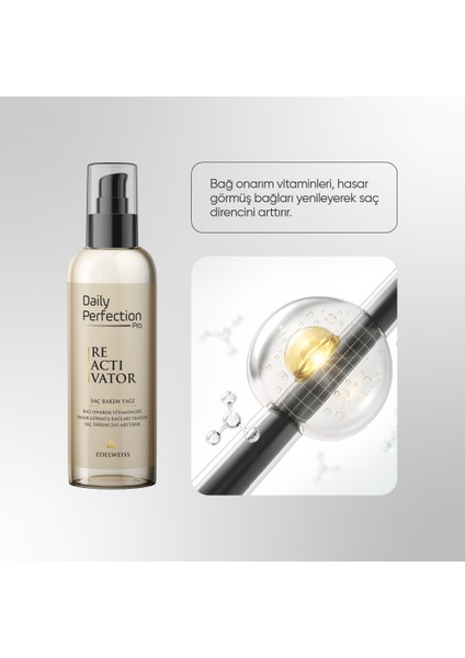 Daily Perfection Pro  Reactivator Saç Bakım Yağı 100 ml